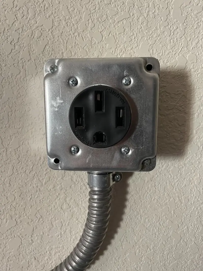 NEMA 14-50 outlet installed for Smart Home Electrical in Rostraver