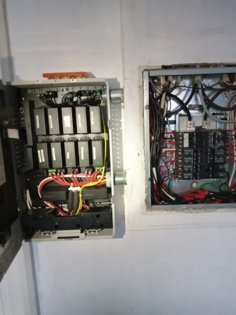 Electrical panel upgrade completed for Indoor Lighting Installation in Rostraver